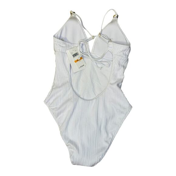 NEW BECCA by Rebecca Virtue Women’s Small Moon Ridge One Piece Swimsuit NWT - Picture 3 of 4